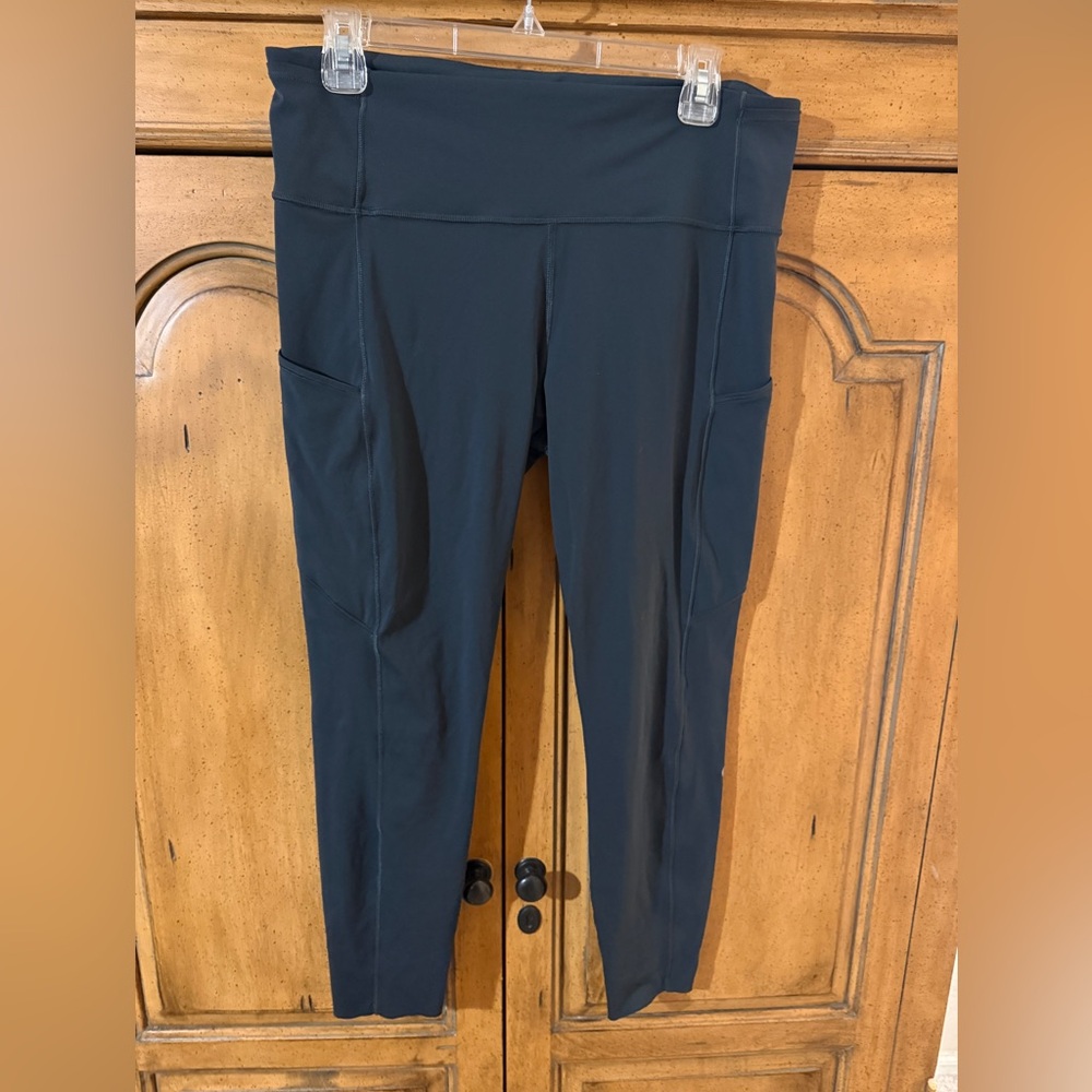 Gray Fast J Free High-Waisted Leggings- 12